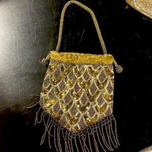 Sequin menbur evening bag